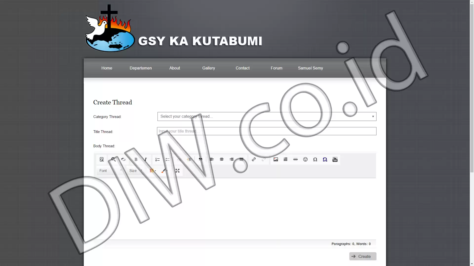 Portfolio - GSY KA Kutabumi - DIW.co.id (Digital In Website) Jasa Pembuatan Website dan Program Skripsi