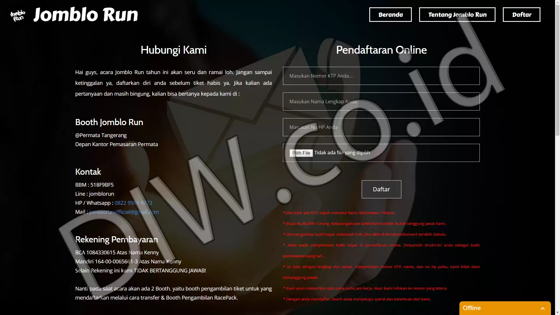 Portfolio - Jomblo Run - DIW.co.id (Digital In Website) Jasa Pembuatan Website dan Program Skripsi